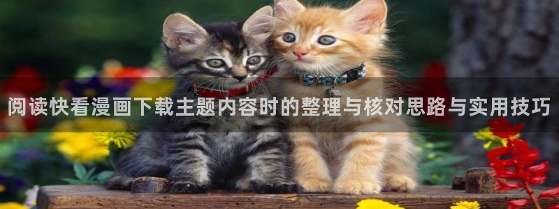 漫画app推荐:阅读快看漫画下载主题内容时的整理与核对思路与实用技巧
